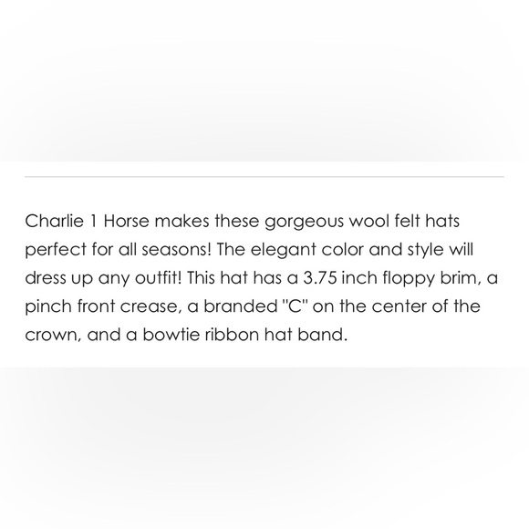 Charlie Horse Hat - Picture 3 of 3